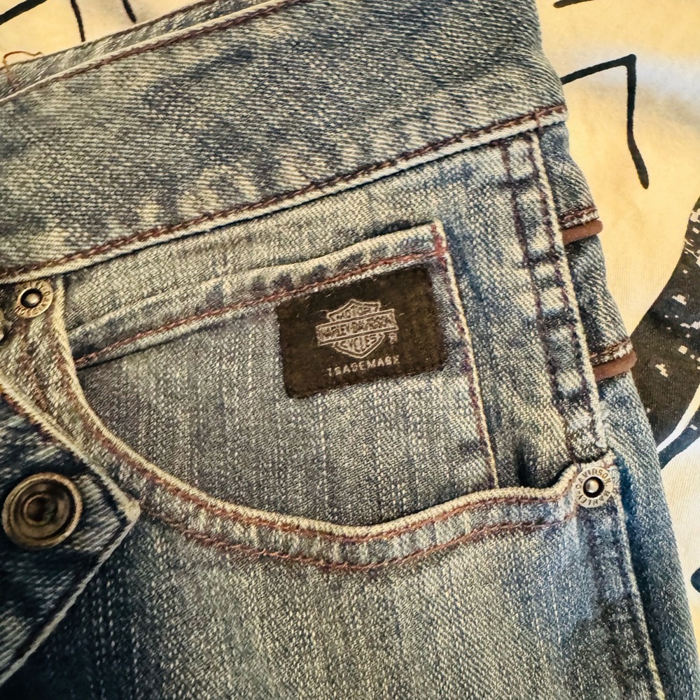 Harley-Davidson Light Blue Denim Jeans